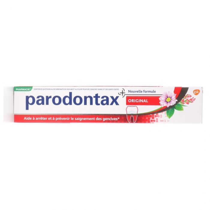 paradontax parodontax dentifrice original 75 ml dentifrices gencives sensibles