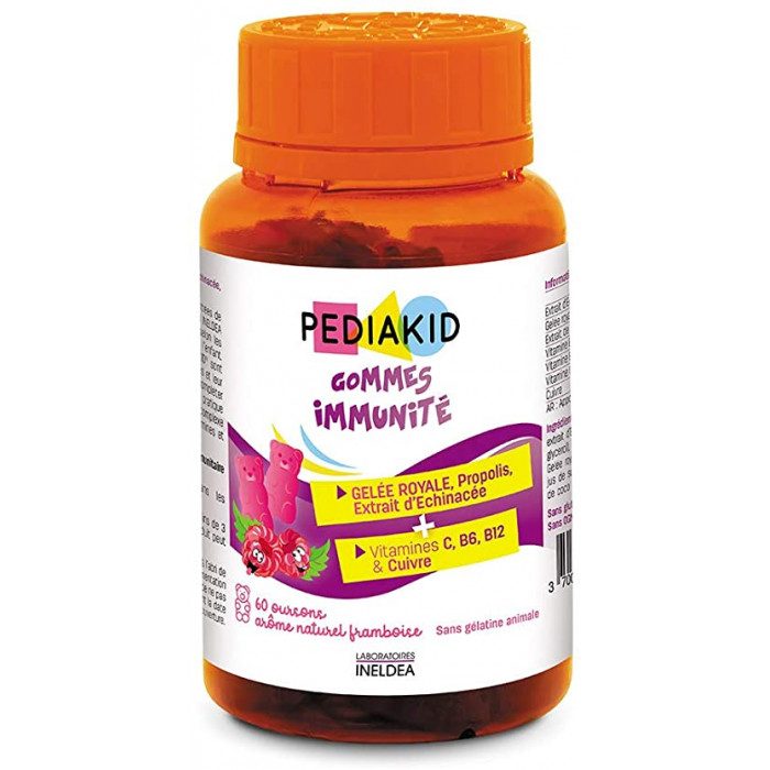 pediakid pediakid gommes immunite 60 gommes complements alimentaires enfants