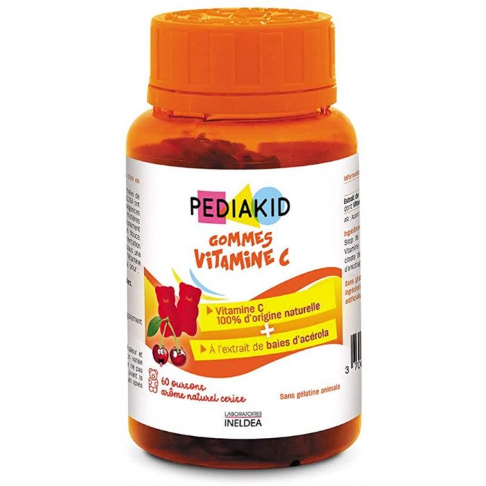 pediakid pediakid gommes vitamine c 60 gommes complements alimentaires enfants