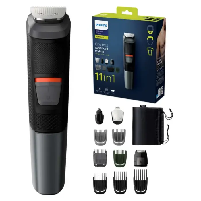 philips 11 en 1 visage cheveux et corps serie 5000 mg573015