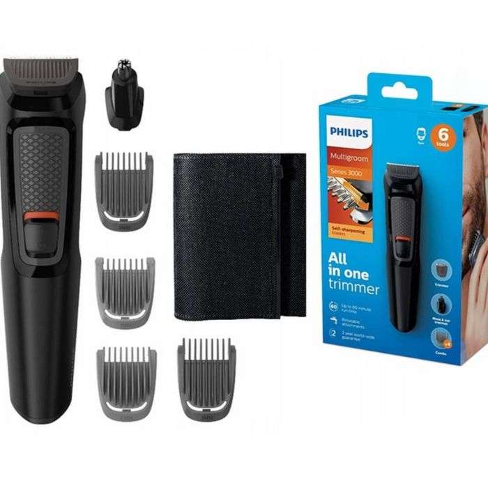 philips philips tondeuse 6 en 1 visage serie 3000 cheveux