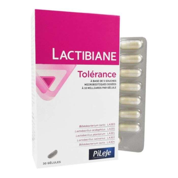 pileje pileje lactibiane tolerance 30 gelules vitamine et forme