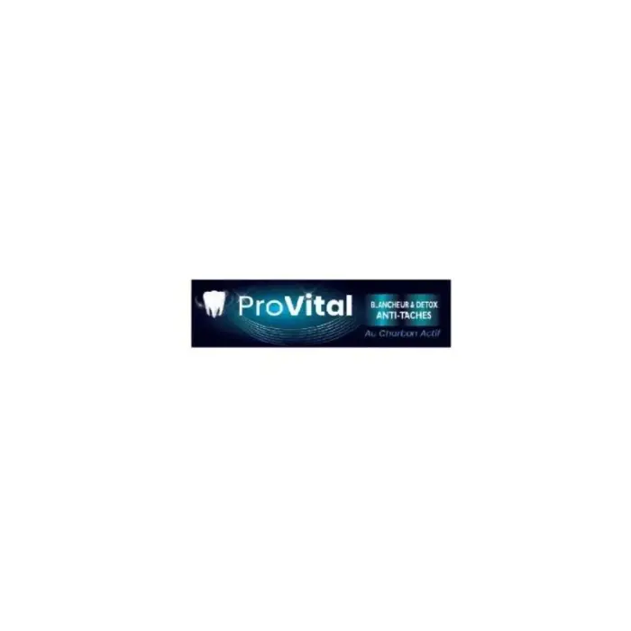 pro vital dentifrice blancheur au charbon actif 75g