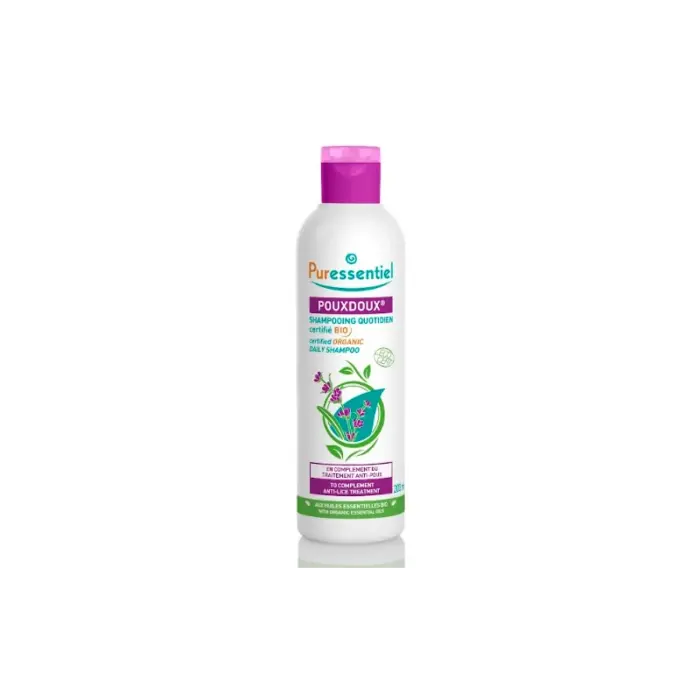 puressentiel shampooing quotidien poux doux bio 200 ml