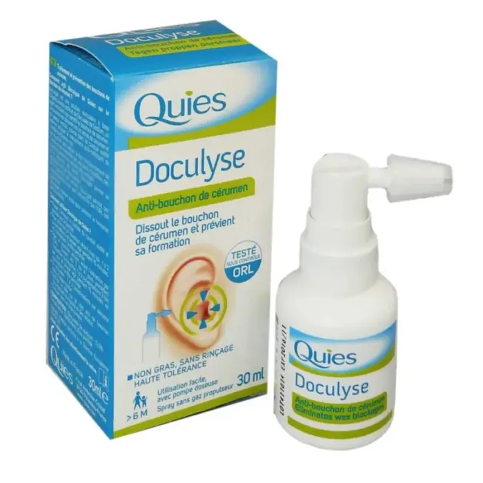 quies doculyse anti bouchon de cerumen spray 30ml
