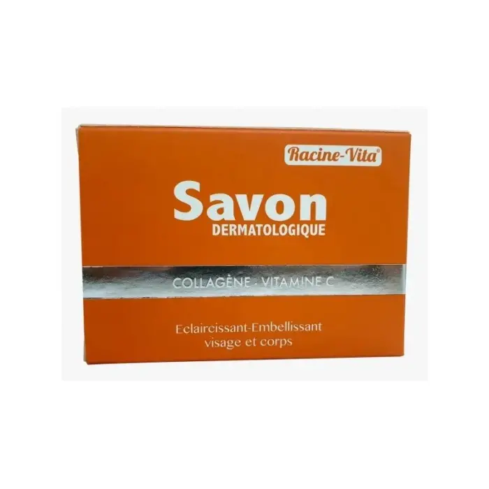 racine vita savon dermatologique eclaircissant a la collagene et vitamine c