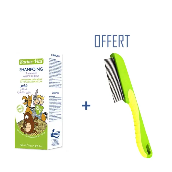 racine vita traitement intensif anti poux et lentes pre shampooing achete peigne a poux offert