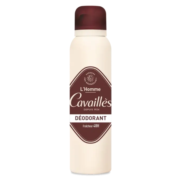 roge cavailles deo soin dermato homme 48h ss sel alum spray 150ml