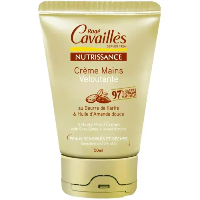 roge cavailles nutrissance creme mains veloutante 50ml