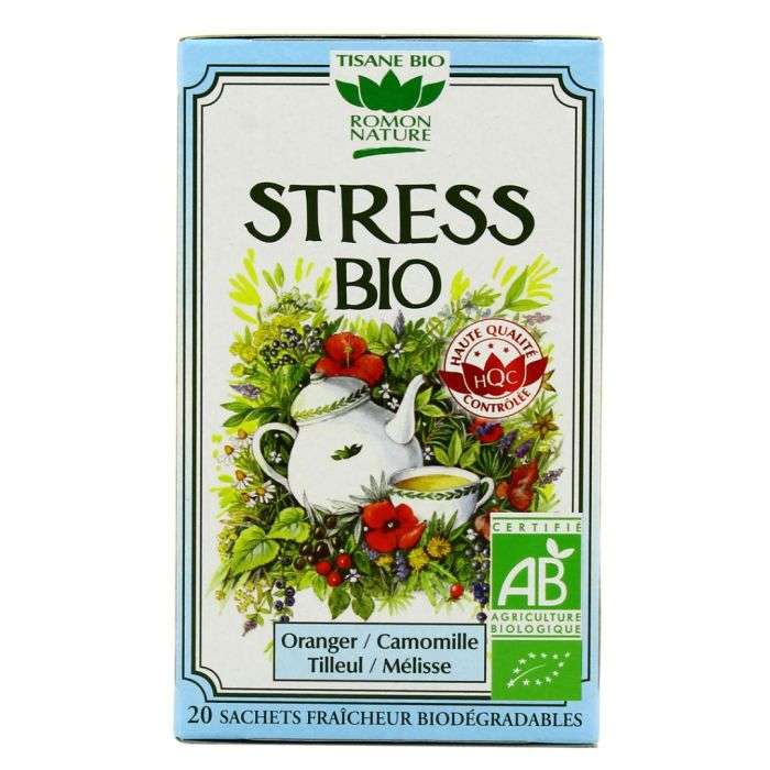 romon nature tisane stress bio 20 sachets