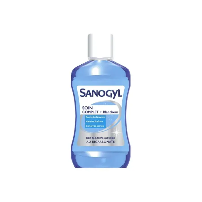 sanogyl bain de bouche soin complet blancheur fl 500ml