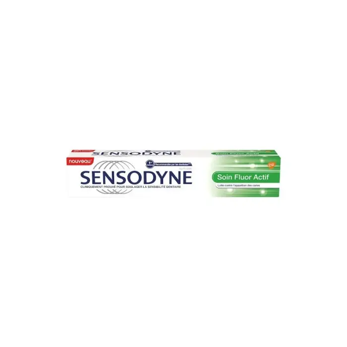 sensodyne dentifrice soin fluor actif 75ml