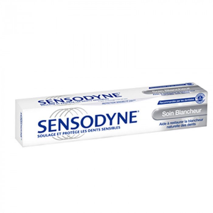 sensodyne sensodyne pro soin blancheur 75 ml dentifrices blanchisseur