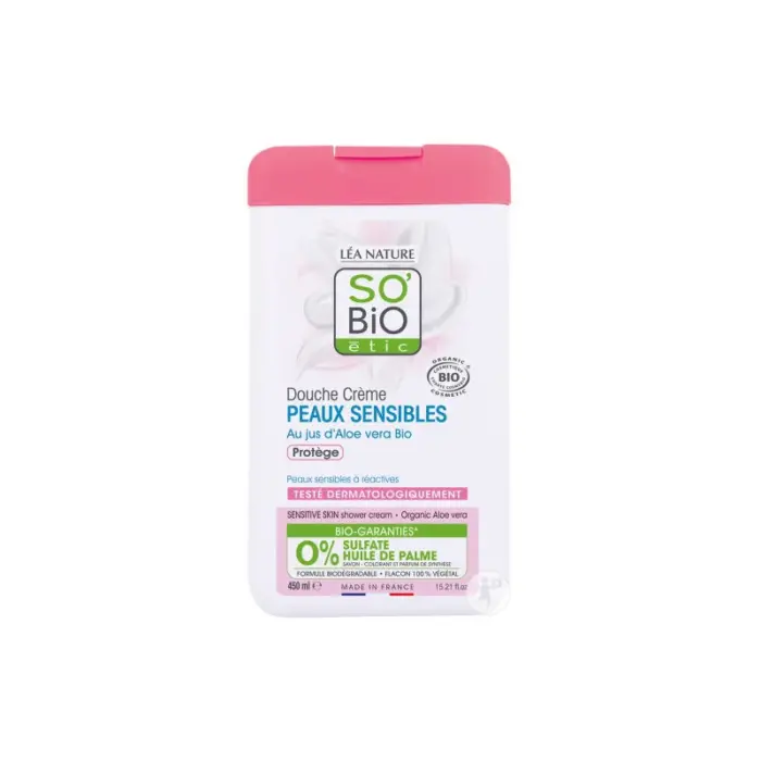 so bio douche creme au jus daloe vera 450 ml