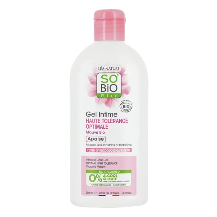 so bio gel intime fleur de mauve hypoallergenique 200 ml