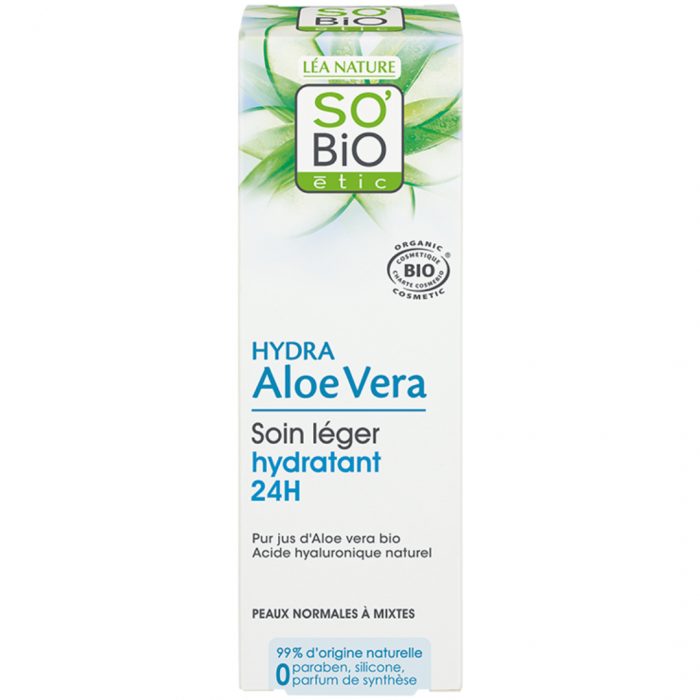 so bio so bio aloe vera creme legere jour hydratante 50 ml visage