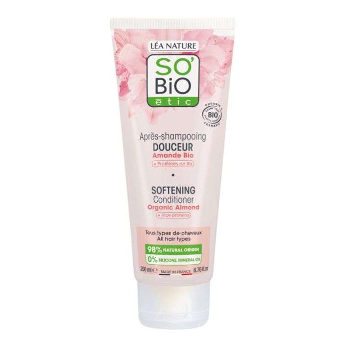 so bio so bio apres shampooing douceur amande bio 200 ml soins cheveux