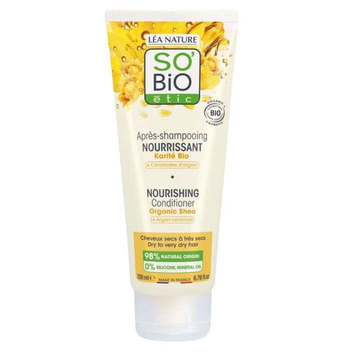 so bio so bio apres shampooing nourrissant karite bio 200 ml soins cheveux