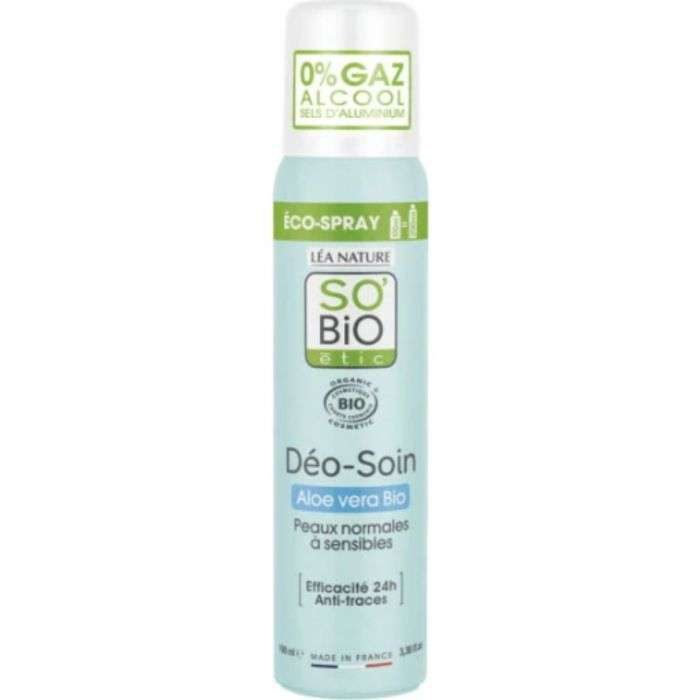 so bio so bio deo soin aloe vera bio spray 100ml hygiene