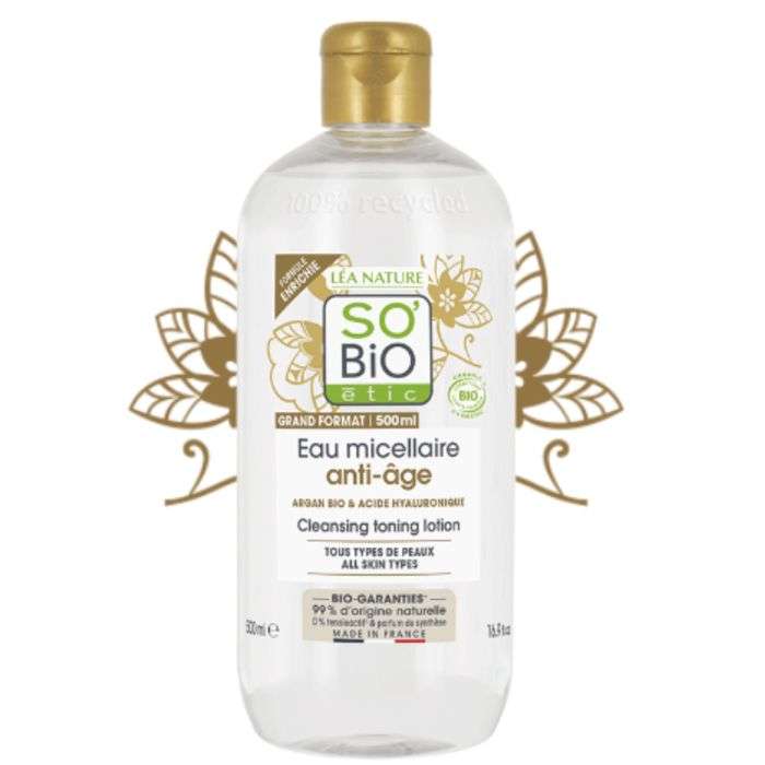 so bio so bio eau micellaire anti age 500 ml soins visage et corps
