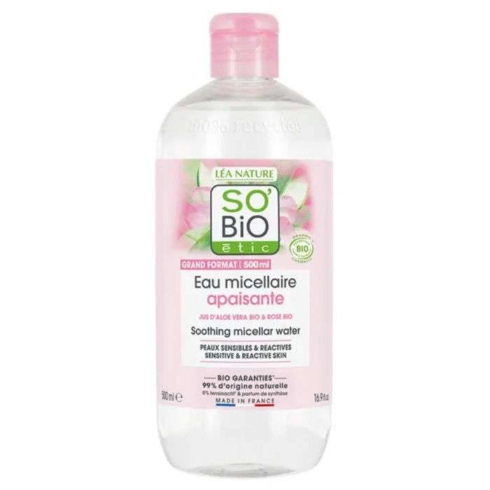 so bio so bio eau micellaire apaisante 500 ml soins visage et corps