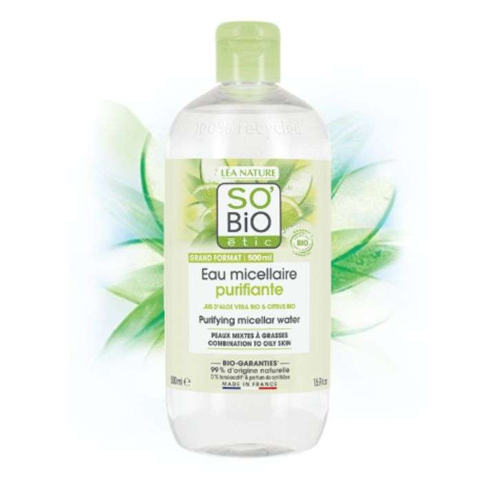so bio so bio eau micellaire purifiante 500 ml produits bio visage et corps