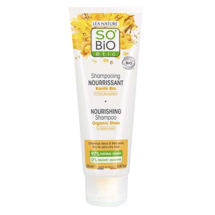 so bio so bio shampooing nourrissant karites bio 250 ml shampoings usage frequent