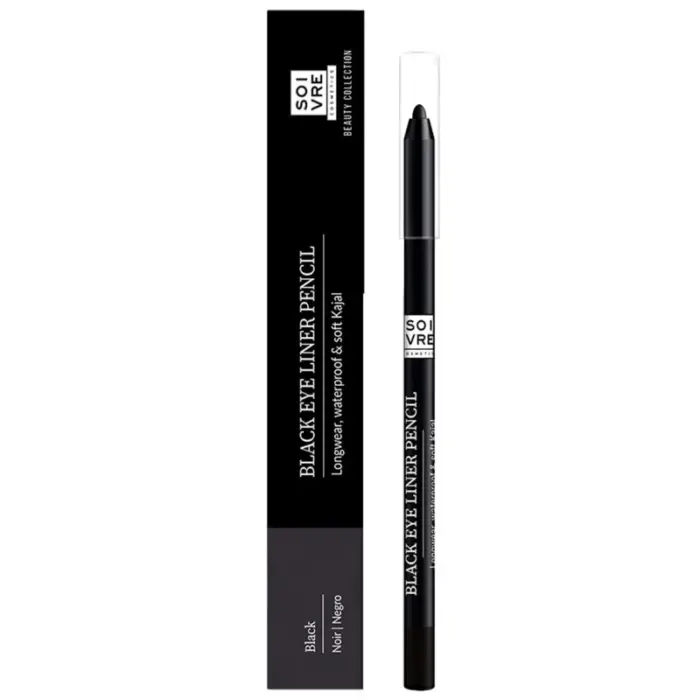 soivre crayon yeux noir 12g water proof
