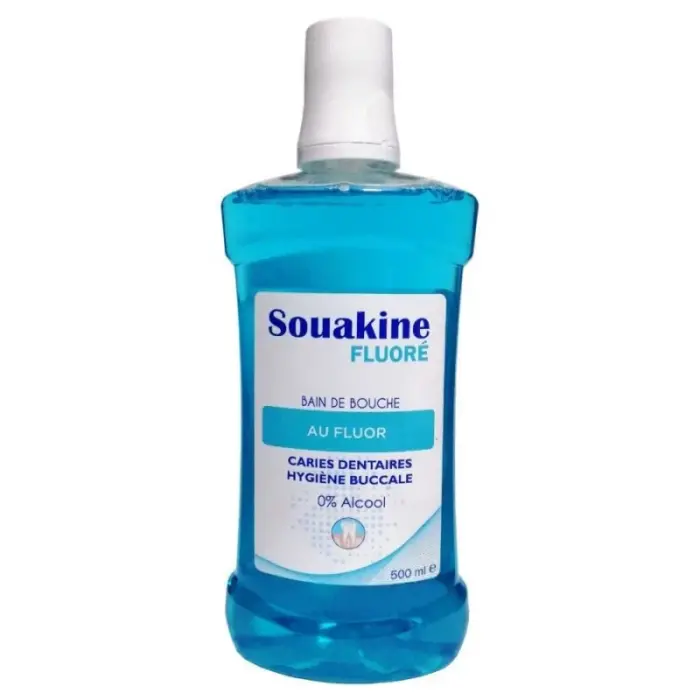 souakine bain de bouche fluoree 500ml