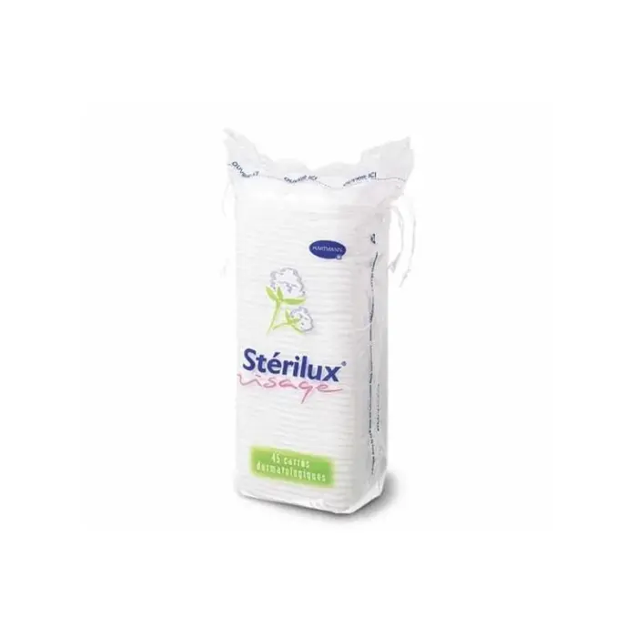 sterilux visage 45 carrees dermatologiques