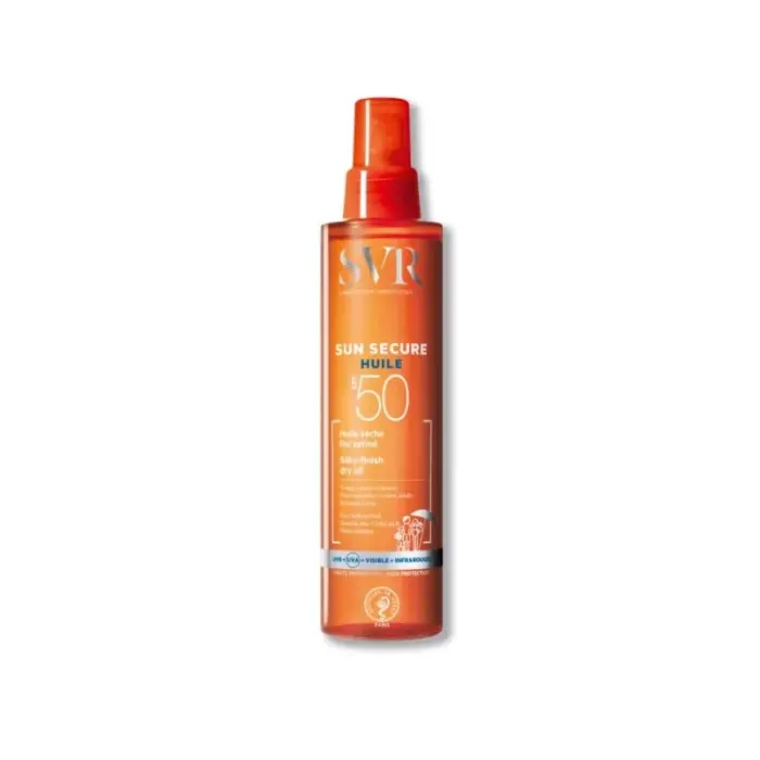 svr sun secure huile solaire spf 50 200 ml