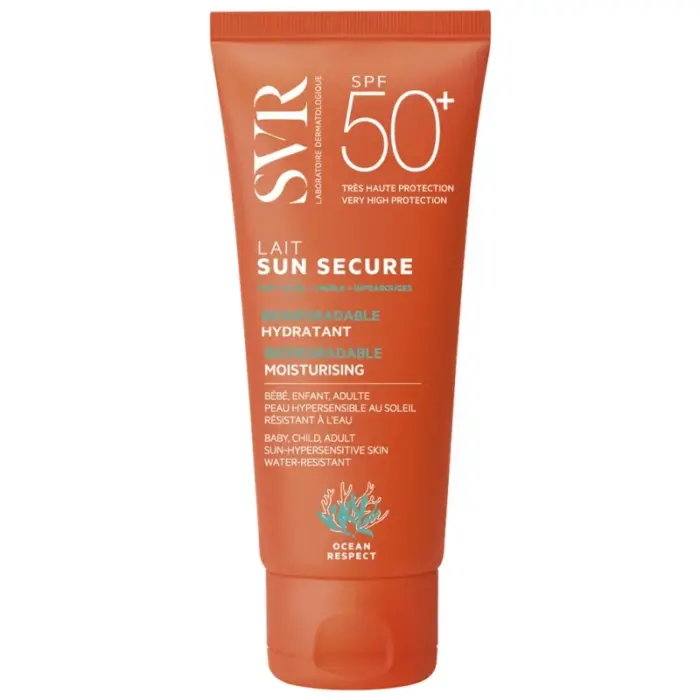 svr sun secure lait biodegradable spf 50 200ml