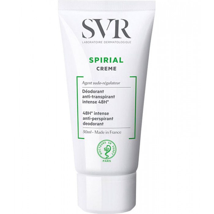svr svr spirial deodorant anti transpirant 48h creme 50 ml traitements anti transpirants
