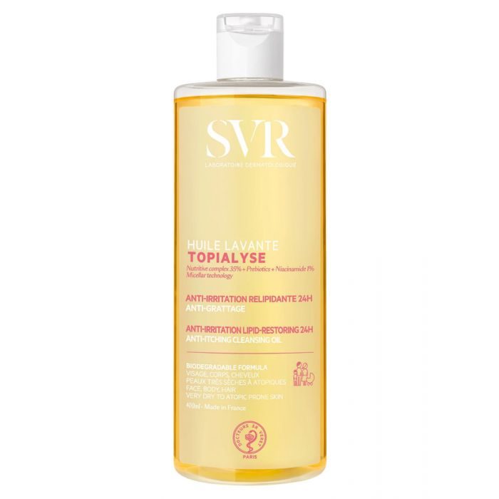 svr svr topialyse huile lavante micellaire 400 ml bains gels et huiles lavant