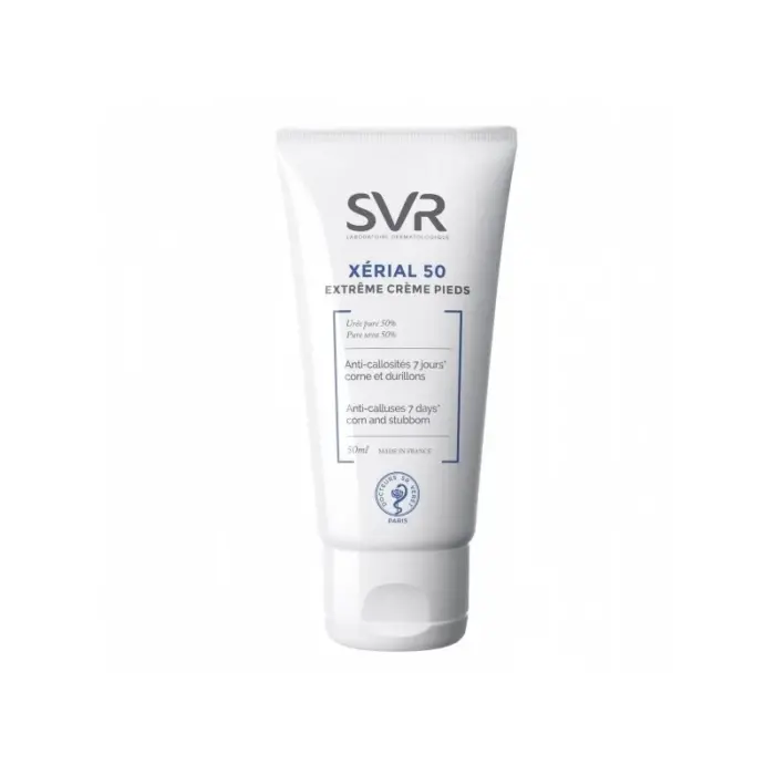 svr xerial 50 extreme creme pieds 40ml callosites et durillons rebelles