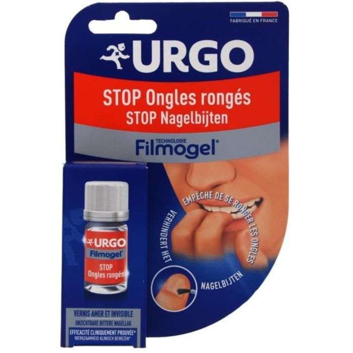 urgo stop aux ongles ronges 9 ml vernis amer et invisible