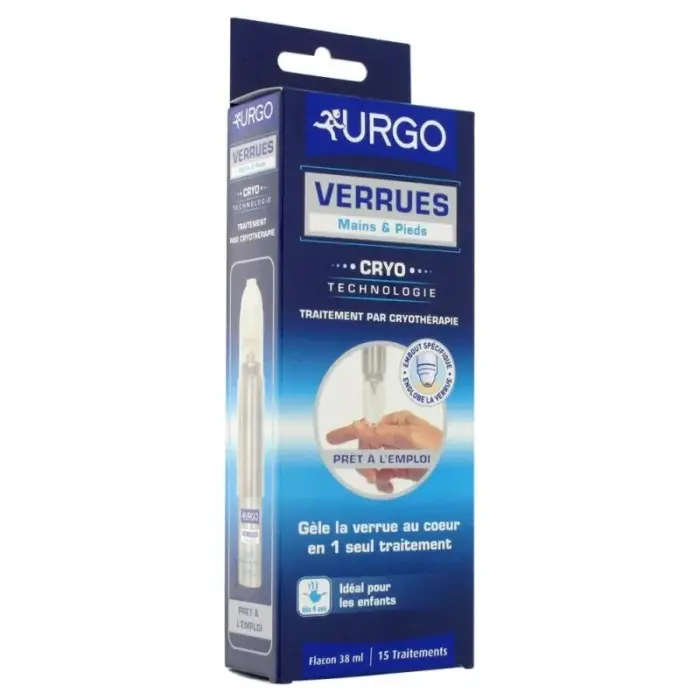 urgo verrues mains et pieds traitement par cryotherapie 15 traitements 20 ml
