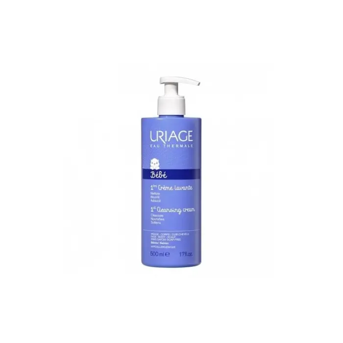 uriage bebe 1ere eau creme lavante visage corps et cuir chevelu 500ml