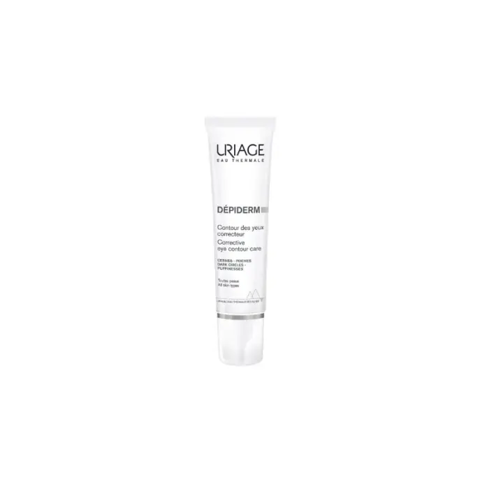 uriage depiderm white contour des yeux eclaircissant 15 ml