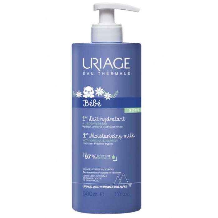 uriage uriage bebe 1er lait hydratant 500 ml soins visage et corps