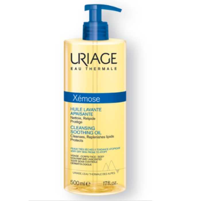 uriage uriage xemose huile nettoyante apaisante visage et corps 500 ml gels et huiles lavants