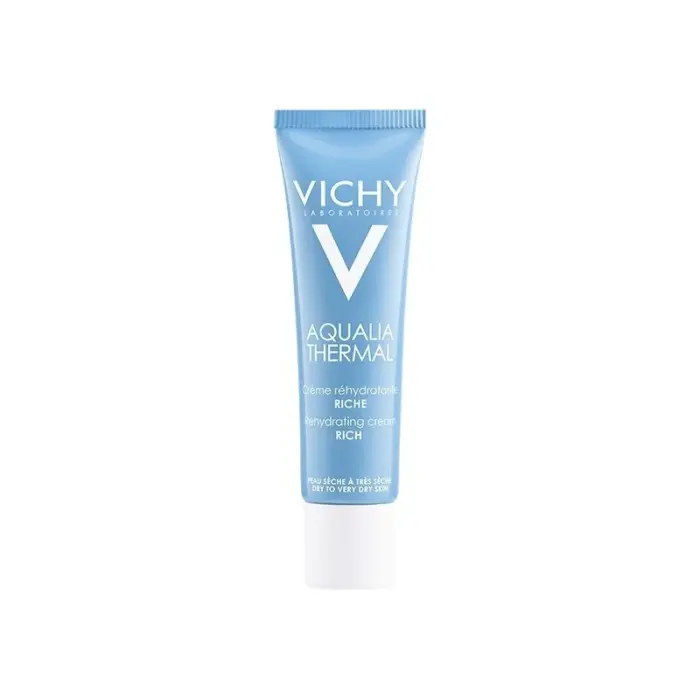vichy aqualia thermal riche tube 40ml hydrate apaise et fortifie votre peau deshydratee pendant 48h