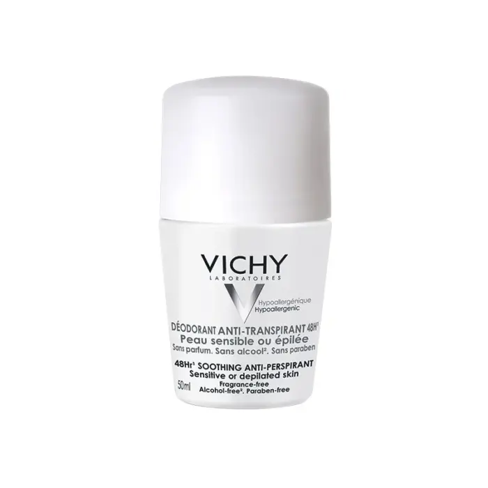 vichy deodorant anti transpirant 48h roll on 50ml peaux sensibles