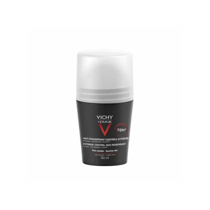vichy homme deodorant anti transpirant 72h roll on 50ml