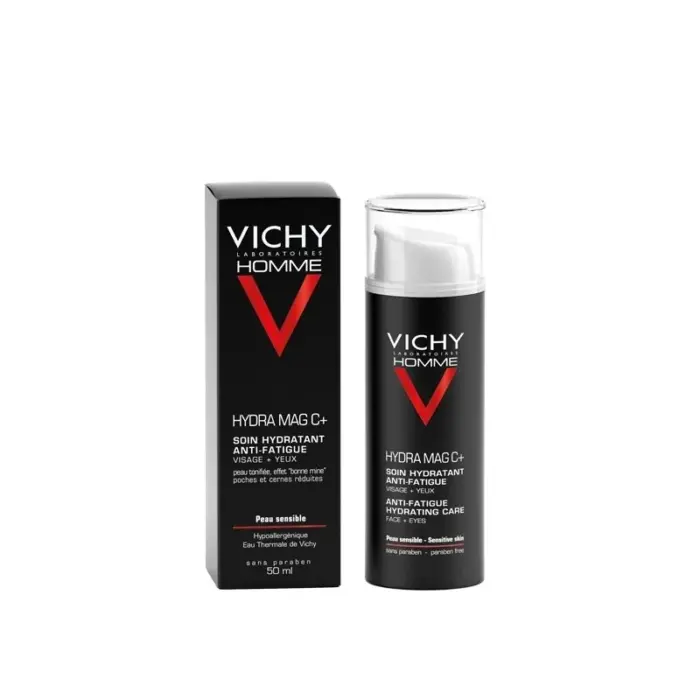 vichy homme hydra mag c 50ml soin hydratant anti fatigue