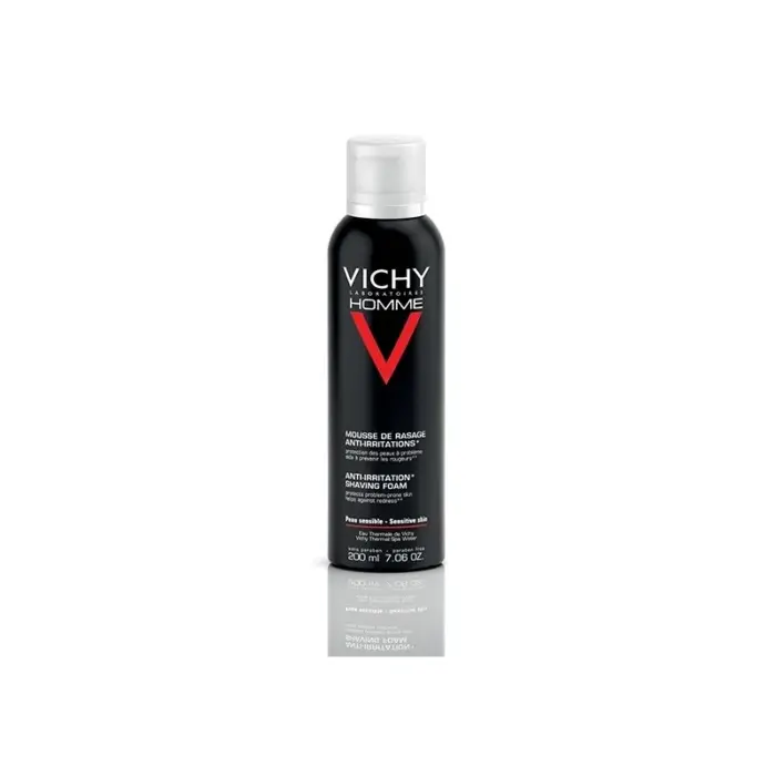 vichy homme mousse a raser anti irritations 200ml