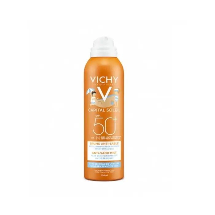 vichy ideal soleil spf50 brume anti sable enfants 200ml