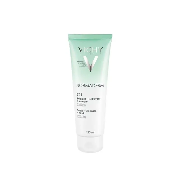 vichy normaderm 3en1exfoliantnettoyantmasque 125ml