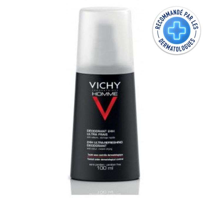 vichy vichy deo vapo assainissant homme 100 ml deodorant et anti transpirant