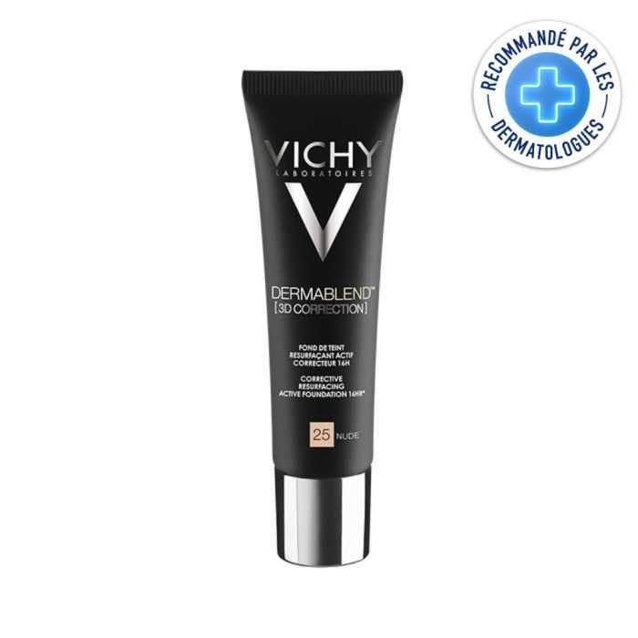 vichy vichy dermablend 3d nude n25 30 ml fonds de teint